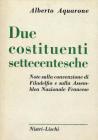 Due costituenti settecentesche