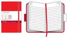 Moleskine pocket diary. Agenda giornaliera 2010 copertina rigida rossa