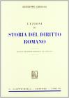 Lezioni di storia del diritto romano