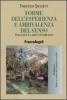 Forme dell'esperienza e ambivalenza del senso. Soggetto e campo fenomenico