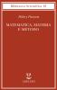 Matematica, materia e metodo