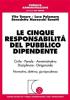 Le cinque responsabilit� del pubblico dipendente