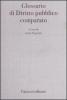 Glossario di diritto pubblico comparato
