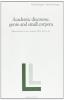 Academic discourse, genre and small corpora