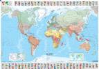 Il mondo 1:28.500.000. Ediz. plastificata