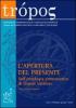 Tr�pos. Rivista di ermeneutica e critica filosofica (2008) vol.1