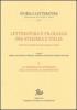 Letteratura e filologia tra Svizzera e Italia vol.2