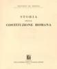 Storia della costituzione romana vol.1