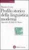 Profilo storico della linguistica moderna