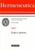 Hermeneutica. Corpo e persona