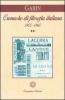 Cronache di filosofia italiana 1900-1960 vol.2