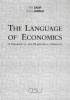 The language of economics. A theoretical and pragmatical approach