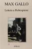 Lettera a Robespierre