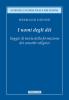 I nomi degli dei. Saggio di teoria della formazione dei concetti religiosi