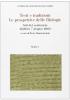 Testi e tradizioni. Le prospettive delle filologie. Atti del seminario (Alghero, 7 giugno 2003)
