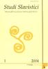 Studi slavistici. Ediz. multilingue vol.1