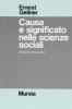 Causa e significato nelle scienze sociali