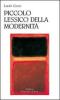 Piccolo lessico della modernit�