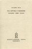 Tra lettura e creazione: Sannazaro, Alfieri, Foscolo