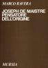 Joseph de Maistre pensatore dell'origine