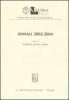 Annali (2002-2004)