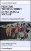 Percorsi teorico-critici in psicologia sociale