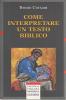 Come interpretare un testo biblico