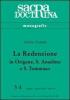 La redenzione in Origene, s. Anselmo e s. Tommaso