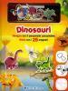 Dinosauri. Disegna con il pennarello cancellabile. Gioca con i 35 magneti