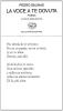 La voce a te dovuta. Poema