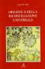 Orig�ne o della riconciliazione universale