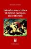 Introduzione critica al diritto europeo dei contratti