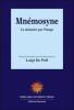 Mn�mosyne. La memoire par l'image