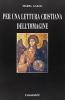 Lettura cristiana dell'immagine