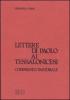 Lettere di Paolo ai tessalonicesi. Commento pastorale