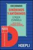 Diccionario sin�nimos y ant�nimos. Lengua espa�ola