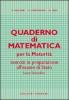 Quaderno di matematica per la maturit�