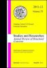 Studi e ricerche-Studies and researches vol.31