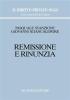 Remissione e rinunzia