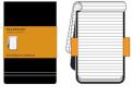 Moleskine large. Blocco a righe
