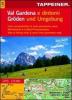 Cartina val Gardena e dintorni. Ediz. multilingue