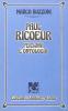 Paul Ricoeur. Persona e ontologia