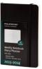 Moleskine 18 mesi - Agenda settimanale Notebook - Large - Copertina morbida nera 2013-2014