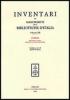 Inventari dei manoscritti delle Biblioteche d'Italia vol.112