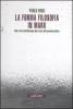 La forma filosofia in Marx. Dalla critica dell'ideologia alla critica dell'economia politica