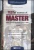 Test di accesso ai master. Manuale di preparazione