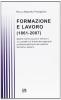 Formazione e lavoro (1861-2007)