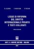 Legge di riforma del diritto internazionale privato e testi collegati