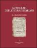 Autografi dei letterati italiani vol.1