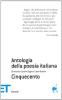 Antologia della poesia italiana vol.4